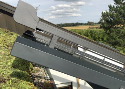 Terrassendach mit Aufdachmarkise